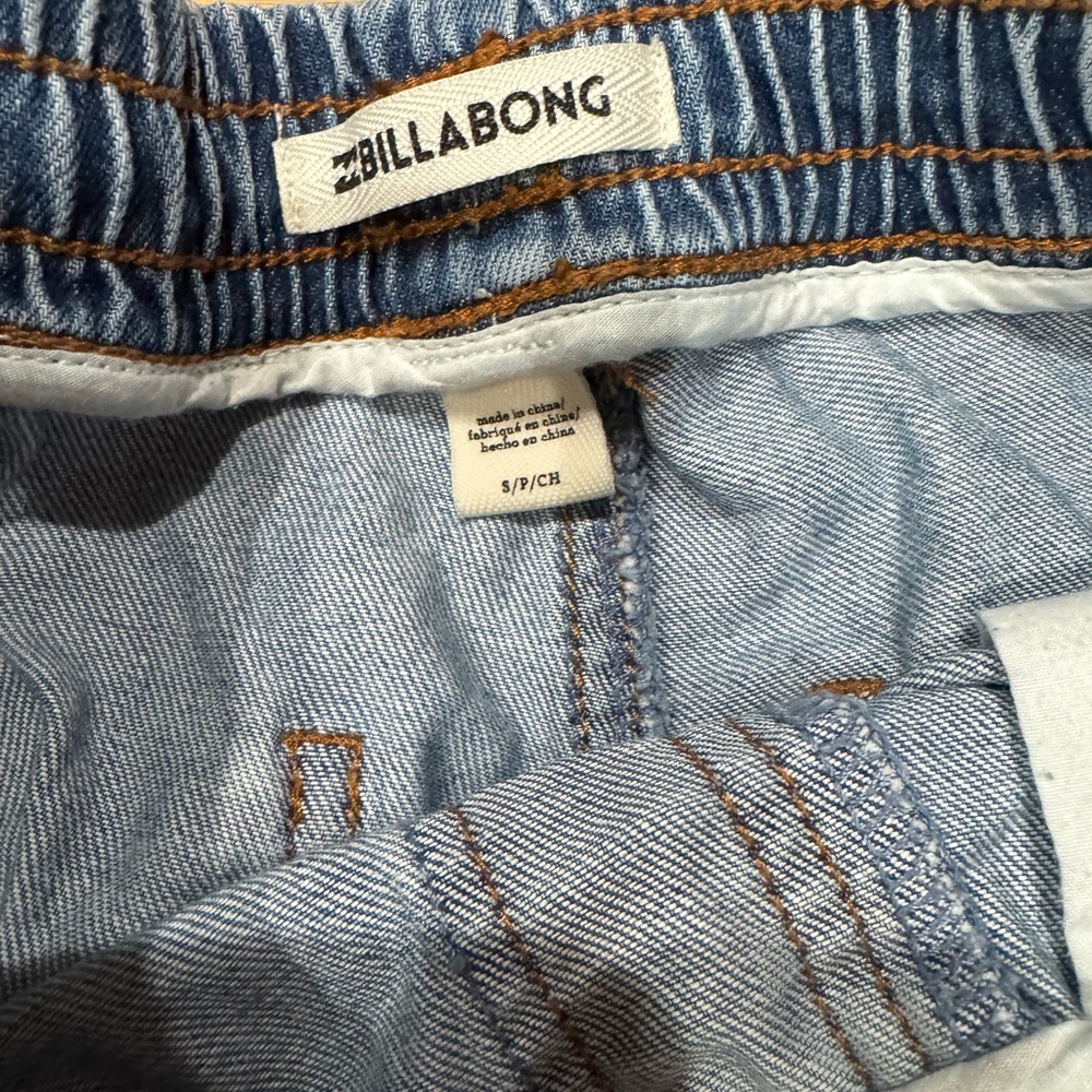 Billabong Light Blue Denim Shorts